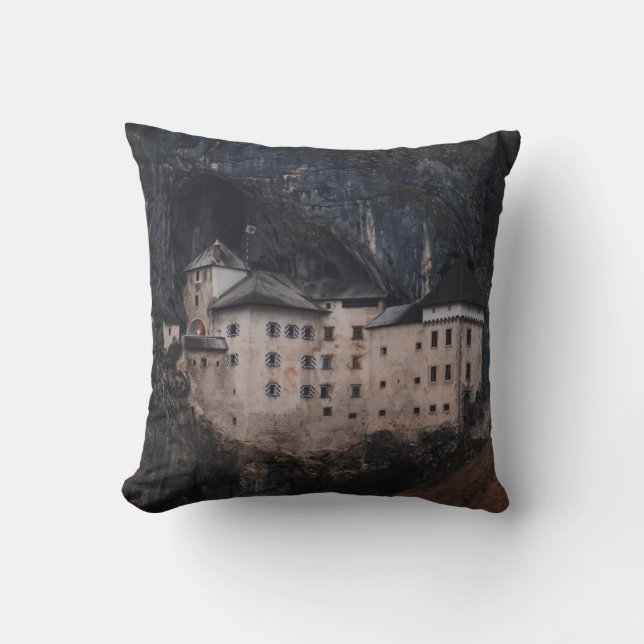 BEIGE AND BLACK CONCRETE HOUSE CUSHION (Front)