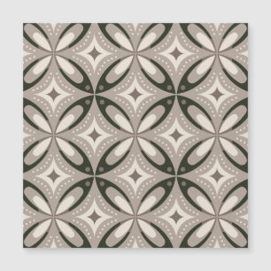 Beige and Brown Retro circular shapes