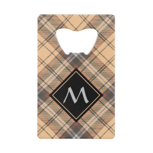 Beige and Brown Tartan