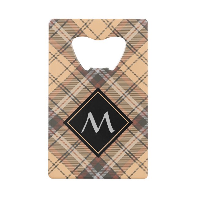 Beige and Brown Tartan (Front)