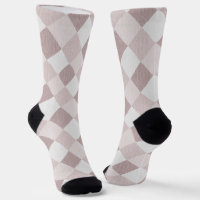 Beige and Grey Geometric Patchwork Pattern Oblique