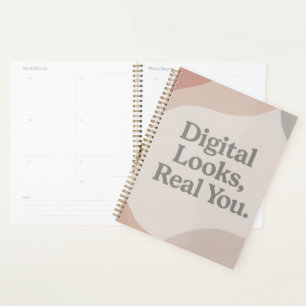 Beige and grey marble tones AI art Planner
