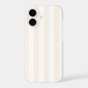 Beige and white candy stripes