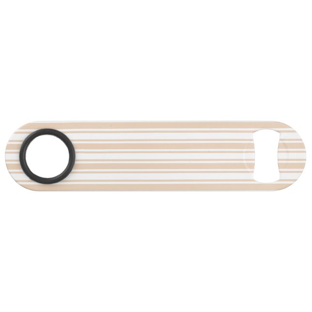 Beige and white candy stripes (Front (Horizontal))