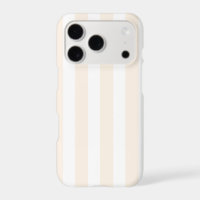 Beige and white candy stripes