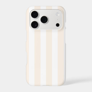 Beige and white candy stripes