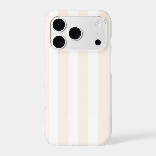 Beige and white candy stripes (Back)