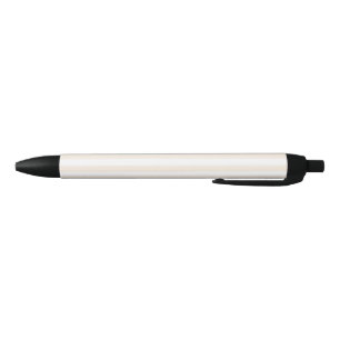 Beige and white candy stripes black ink pen