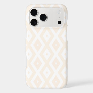 Beige and white diamond pattern