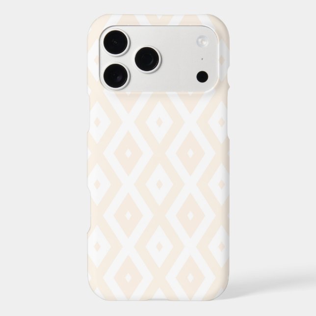 Beige and white diamond pattern (Back)