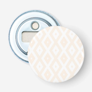 Beige and white diamond pattern bottle opener