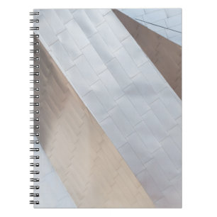 Beige and white surface notebook