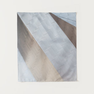 Beige and white surface tapestry