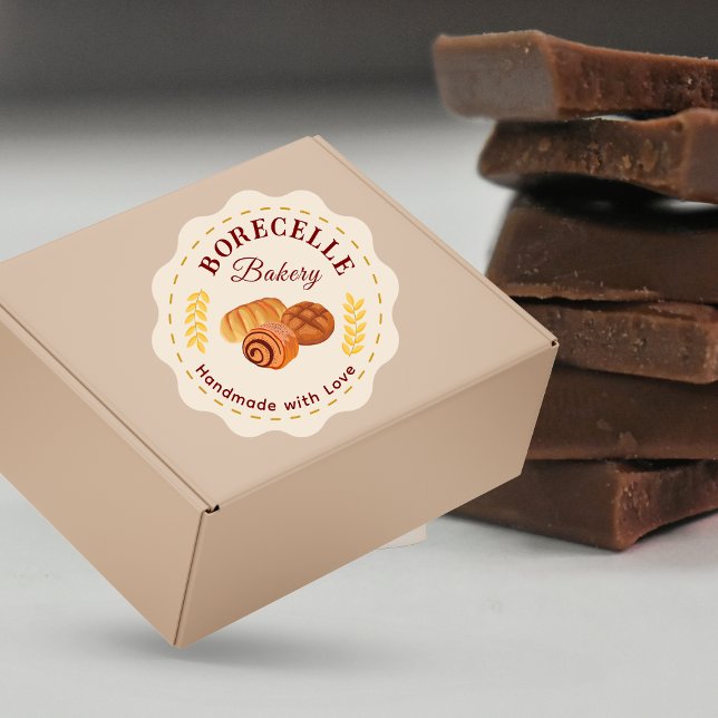 Beige Bakery business Sticker (Creator Uploaded)