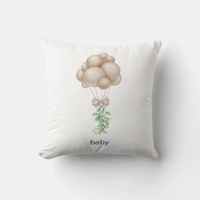 Beige Balloons Cushion (Front)