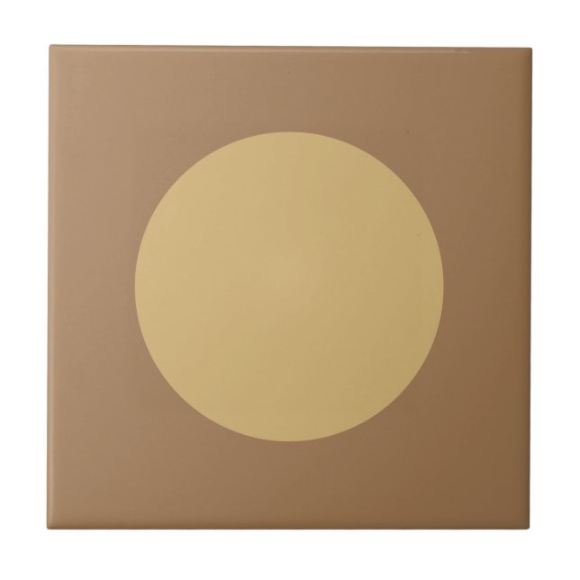 Beige Big Dot Ceramic Tile (Front)
