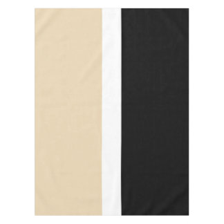 Beige Black Abstract Stripe Tablecloth