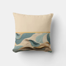 beige blue green modern style wave