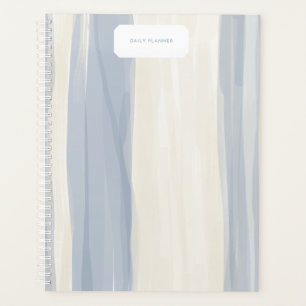 Beige Blue Planner