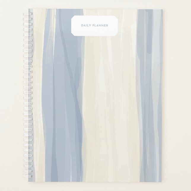 Beige Blue  Planner (Front)