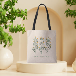 Beige Bohemian Elegance Chic Stylish Tote Bag