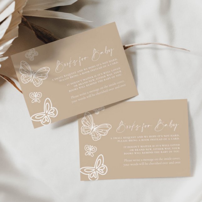 Beige Books for Baby Card  (Creator Uploaded)
