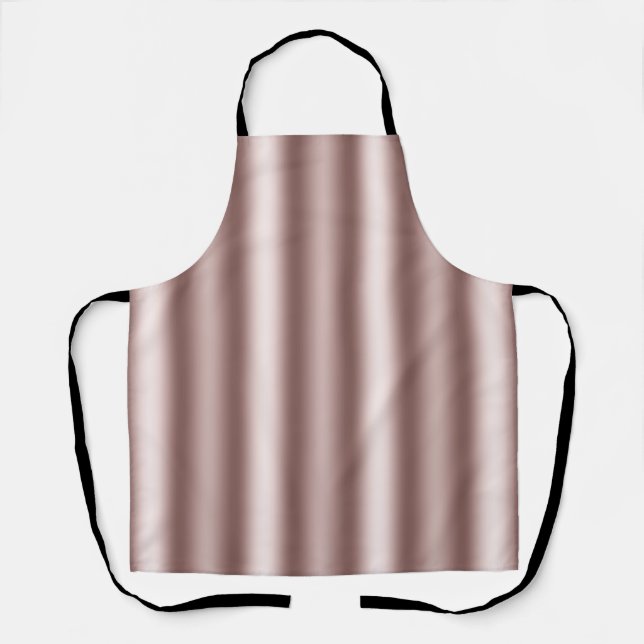 Beige Brown Blurred vertical stripes for curtain Apron (Front)