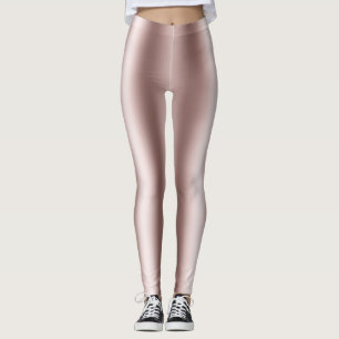 Beige Brown Blurred vertical stripes for curtain Leggings
