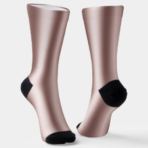 Beige Brown Blurred vertical stripes for curtain Socks