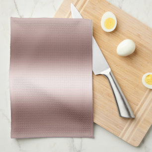 Beige Brown Blurred vertical stripes for curtain Tea Towel