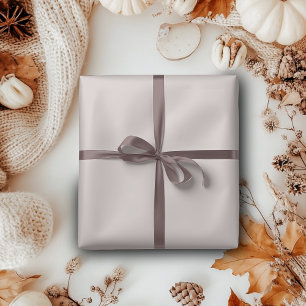Beige Brown Solid Colour   Classic   Elegant Wrapping Paper
