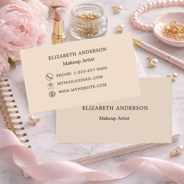 Beige business card (Creator Uploaded)
