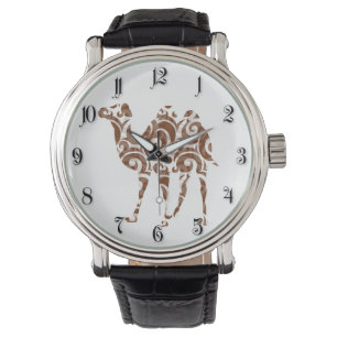 Beige camel watch