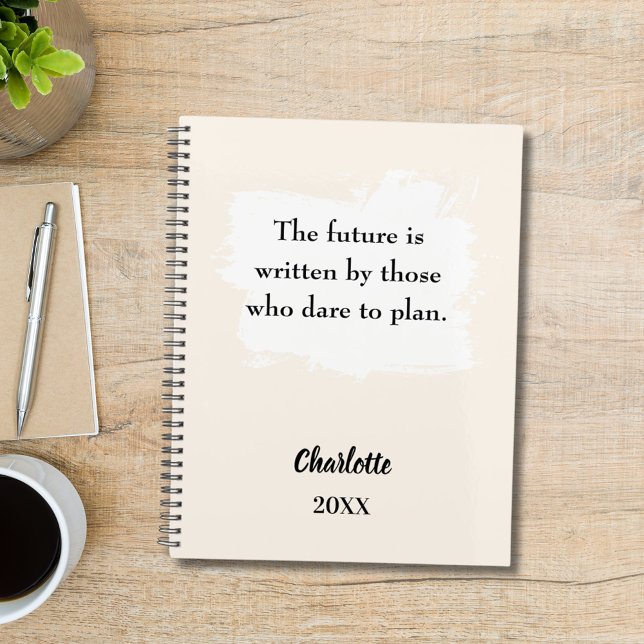 Beige cream inspirational quote 2026 planner (Creator Uploaded)