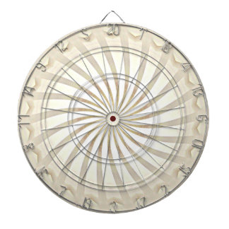 Beige Cream Swirl Dartboard