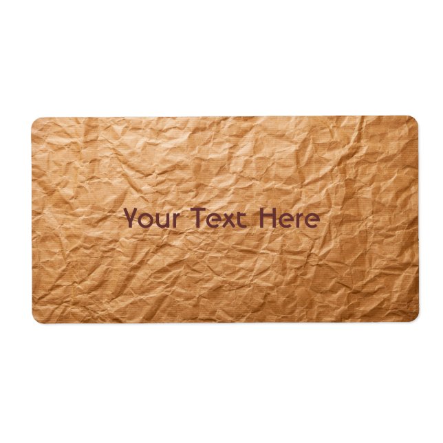 Beige Crumpled Paper (Front)