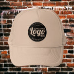 Beige Custom Logo Business Company Employee Staff Trucker Hat<br><div class="desc">Feel free to personalise and customise this beige custom logo business company employee staff trucker hat. Edit options are available.</div>