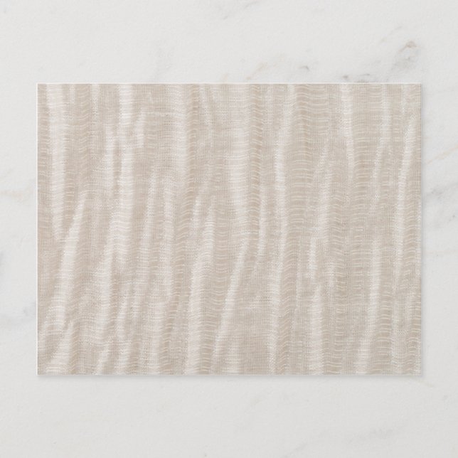 Beige fabric texture postcard (Front)