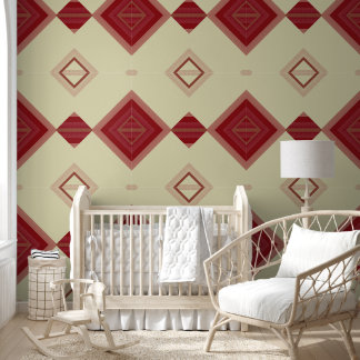 beige geometric wallpaper