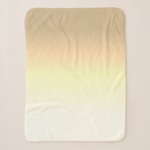 Beige Golden White Colours Minimalistic Blanket