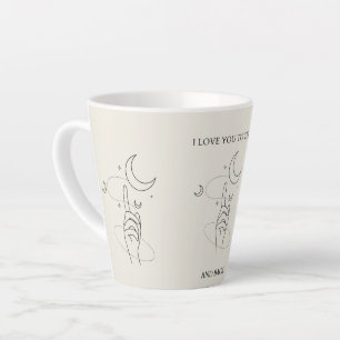 Beige I Love You Mug