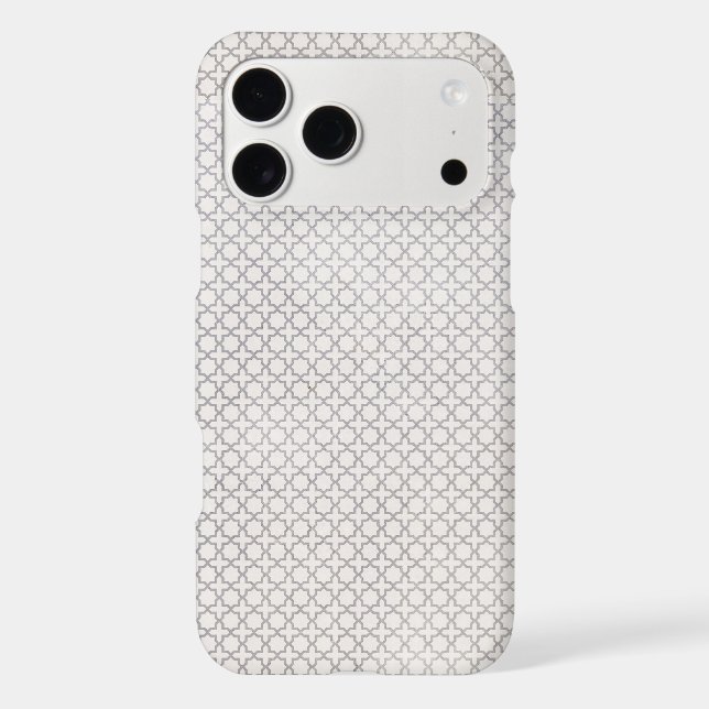 Beige Islamic geometric pattern (Back)