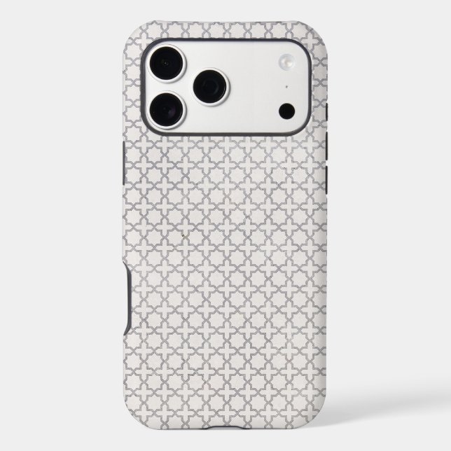 Beige Islamic geometric pattern (Back)