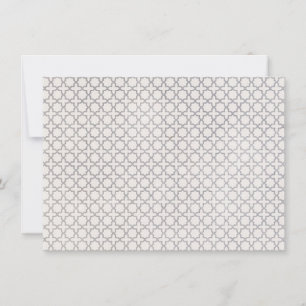Beige Islamic geometric pattern Announcement