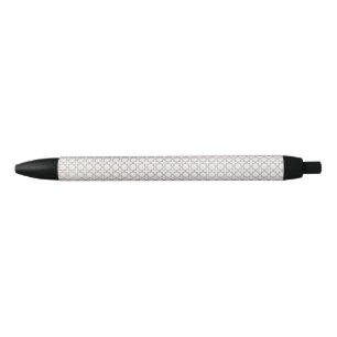 Beige Islamic geometric pattern Black Ink Pen