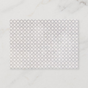 Beige Islamic geometric pattern Calling Card