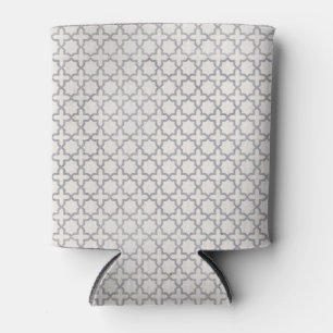 Beige Islamic geometric pattern Can Cooler