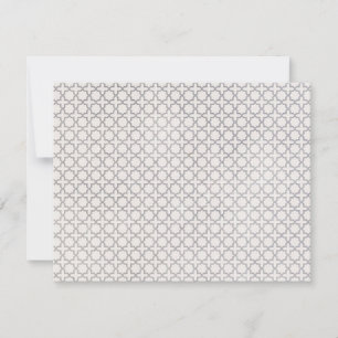 Beige Islamic geometric pattern Card
