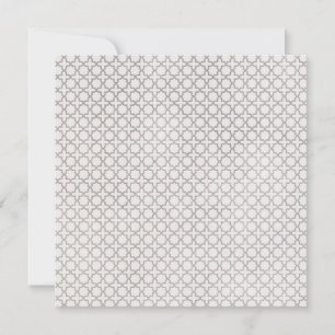Beige Islamic geometric pattern Card