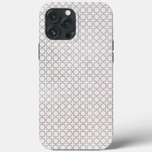 Beige Islamic geometric pattern Case-Mate iPhone Case (Back)